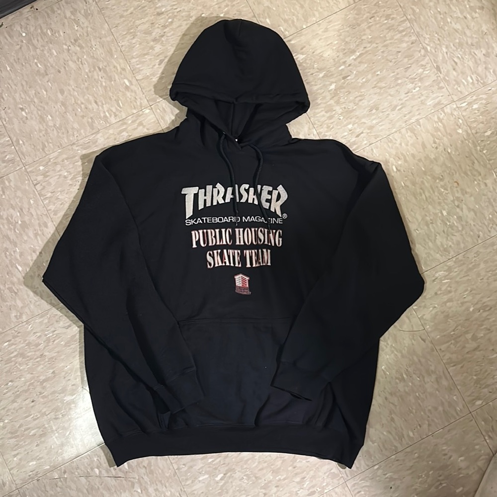 THRASHER X Public Housing Skate Team Hoodie
